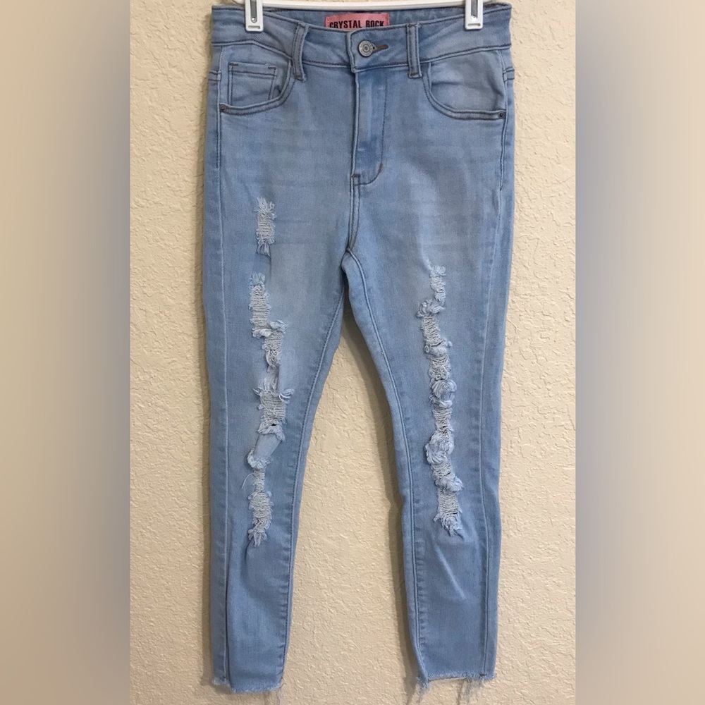 Crystal Rock Women’s Light Wash Jeans